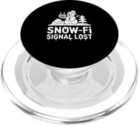 Snow Fi Signal Lost Funny Winter Snowman Wifi PopSockets PopGrip for MagSafe