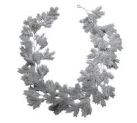 Snow-Flocked Artificial Cypress Garland - Style 2 - Flexible Structure - Compact Storage - Garland Boasts Wonderful Snow-Frosted - Snow-Flocked Design