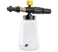Snow Foam Lance - Car Wash Foam Gun for Pressure Washer Application - 1 Litre Snow Foam Gun Bottle with Adjustable Nozzle for Karcher K Series K2 K3 K4 K5 K6 K7 Pressure Washer