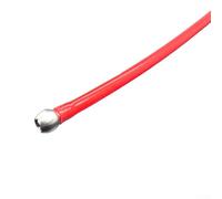 Snow Foam Lance Straw Accessory With Gravity Ball Pipette, Silicone Tube For Pressure Washer Foam Sprayer, SUS 304 Stainless Steel Suction Pipe(Red)