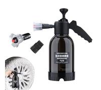Snow Foam Pump Sprayer,Foam Cannon for Hose,2L Hand Pneumatic Foam Cannon Pressure Atomizer Pump Sprayer,2 Types of Nozzle High/Air Pressure Washer for Window Cleaning Car Washing