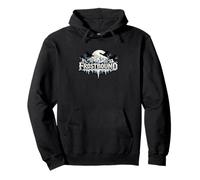 Snow Forest Raven Rune Dark Fantasy Winter Pullover Hoodie