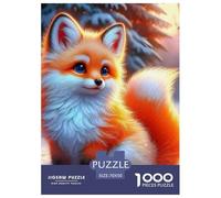 Snow Fox Puzzle 1000 Pieces Adults Relax Fun Educational Activity Smooth Cut Board 70x50cm/1000pcs