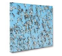 Snow Geese in Flight Canvas Print | Gallery Wrapped 30mm Frame Wall Art | 14x14 inches | Ready to Hang | Abstract Landscape Picture | Living Room Bedroom Lounge Office