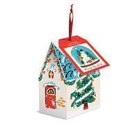 Galison Puzzle Ornament Snow Globe - 130-Piece