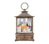 Snow Globe Christmas Lights - Rotating Christmas Snowglobes Lights,LED Swirling Snow And Tree, Holiday Globe Lantern Ornament For Festival Decoration