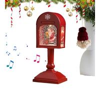 Snow Globe for Christmas - 3D Lantern as Decoration with 8 Songs, Rotating Musical Snow Globes - For Christmas Season, Winter Party, Celebrations, Home, Living Room, Table and Mantle