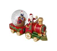Villeroy & Boch - Christmas Toys, large train snow globe, train, 22 x 8.5 x 12.5 cm, porcelain/glass, multicoloured
