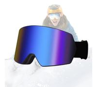 Snow Goggles for Men Women | Double Layer Ski & Snowboard Goggles Wind & Wind for Teens, Boys, Girls & Adults, Moon
