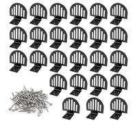 Snow Guard Metal Roof Pack 25 | Heavy Metal, Snow Guard Raised Board | Icebreakers & Snowbreakers With Sealed Washers & Screws | Prevents Avalanches Snow & Ice Dams