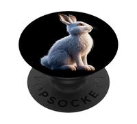 Snow Hare Arctic Hare White Hares Bunny Rabbit Albino Hare PopSockets Adhesive PopGrip