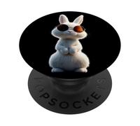 Snow Hare Arctic Hare White Hares Bunny Rabbit Albino Hare PopSockets Adhesive PopGrip