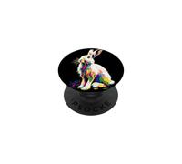 Snow Hare Arctic Hare White Hares Bunny Rabbit Albino Hare PopSockets Adhesive PopGrip