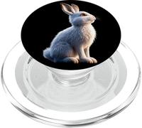 Snow Hare Arctic Hare White Hares Bunny Rabbit Albino Hare PopSockets PopGrip for MagSafe