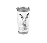 Snow Hare Arctic Hare White Hares Bunny Rabbit Albino Hare Stainless Steel Insulated Tumbler