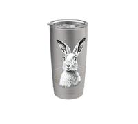 Snow Hare Arctic Hare White Hares Bunny Rabbit Albino Hare Stainless Steel Insulated Tumbler
