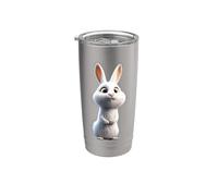 Snow Hare Arctic Hare White Hares Bunny Rabbit Albino Hare Stainless Steel Insulated Tumbler