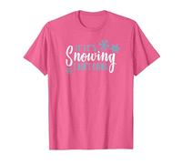 Snow Hater T-Shirt If It's Snowing I Ain't Going T-Shirt, Men, Pink Heather, X-Large
