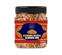 Snow Hills Kashmir 100% Organic Kashmir's Special Mamra Whole Almonds Giri (Without Shell) (500 Grams)