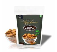 Snow Hills Kashmir Desi Mamra Whole Almonds (Mamra Badam) 500g - Premium, Natural & Nutritious, Perfect for Snacking, Baking & Healthy Living!