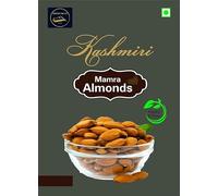 Snow Hills Kashmir Premium Mamra Almonds - 500g | 100% Pure Almonds with Hard Shell | Organically Cultivated | High Oil Content, Rich in Antioxidants | Enhances Brain Power and Stamina | With Shell