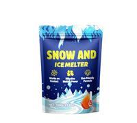 Snow & Ice Melt, Snow Melting and Deicing Agent for Driveway Sidewalk Concrete Windshield, Pet Safe Fast Acting Eco Friendly Ice Remover Spray for Cars Outdoor 100g (1Pc)