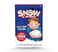 Snow in Seconds Small Instant Snow Artificial Snow - As Seen on Shark Tank - Make Cloud Slime