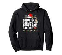 Snow is Falling Books are Calling Pullover Hoodie