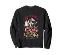 Snow Is Falling Books Are Calling Winter Reading Sweatshirt