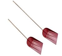 Snow Leaf Grass Shovel Scoop Remover Clearer Cleaning Extra Long Handle 5pc