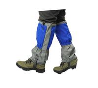 Snow Leg Warmers, Adjustable Hiking, Thickened for Warmth, Waterproof Breathable, Suitable for Skiing, Rock Climbing, Camping(Blue)