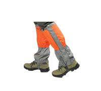 Snow Leg Warmers, Adjustable Hiking, Thickened for Warmth, Waterproof Breathable, Suitable for Skiing, Rock Climbing, Camping(Orange)