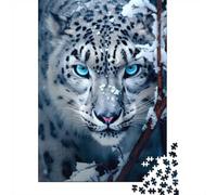 Snow Leopard_2, Adult 1000 Piece Jigsaw, 70x50cm/1000pcs