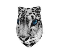 Snow Leopard,Bib Scarf Triangle Hood Adjustable Pet Scarf Washable Hood Suitable for Small, Medium and Large Dogs and Cats