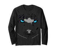 Snow Leopard Costume Big Wild Cat Tiger Halloween Wildcat Long Sleeve T-Shirt