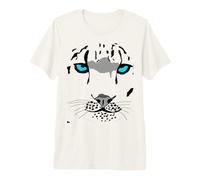 Snow Leopard Costume Big Wild Cat Tiger Halloween Wildcat Premium T-Shirt