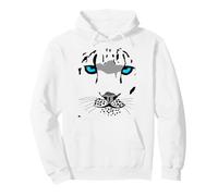 Snow Leopard Costume Big Wild Cat Tiger Halloween Wildcat Pullover Hoodie