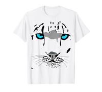 Snow Leopard Costume Big Wild Cat Tiger Halloween Wildcat Value Graphic T-Shirt