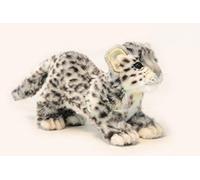 Snow Leopard Cub Prowling Plush Soft Toy by Hansa. 41cmL. 6410