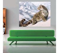 Snow Leopard DIY Acrylic Paint Number Kit Oil Paintings Canvas Decorations
