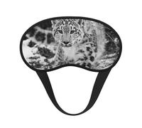 Snow Leopard, Full Eye Covers Light Blocking Eye Masks Blackout Sleep Eye Muffs