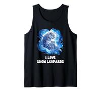 Snow Leopard I Love Snow Leopards Tank Top