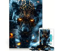 Snow Leopard Jigsaw Puzzles for Adults1000 Piece Brain Teaser Home Leisure Image Assembly Birthday Gift (38x26cm)