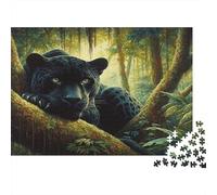 Snow Leopard Leaping over Icy Mountains 1000 Pieces Sturdy Cardboard Classic Jigsaw Puzzle for Adults & Kids 12+, Stress Relief Puzzle, Wall Decor, Ultimate Relaxation 70x50cm/1000pcs