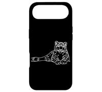 Snow Leopard Line Art Wildlife Big Cat Drawing Case for iPhone Air
