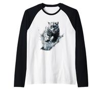 Snow Leopard Lover White Leopard Animal Snow Leopard Face Raglan Baseball Tee
