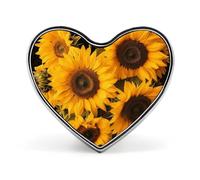 Snow Leopard Mountain Lapel Pin - Heart Shape Brooch Pins for Men & Women Suit Accessories, 1" Lightweight Enamel Lapel Pins Buttons for Backpacks, Hats, Bags, Lanyards, Love form, Aluminum, no