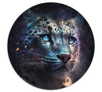 Snow Leopard Nebula Adult Jigsaw Puzzles 1000 Pieces Puzzles for Adults Brain Teaser Game, Interactive Family Game, Suitable for Ages 14+ 67.5x67.5cm