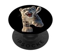 Snow Leopard Panther Big Cats Panthers Cute Snow Leopards PopSockets Adhesive PopGrip