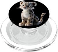 Snow Leopard Panther Big Cats Panthers Cute Snow Leopards PopSockets PopGrip for MagSafe